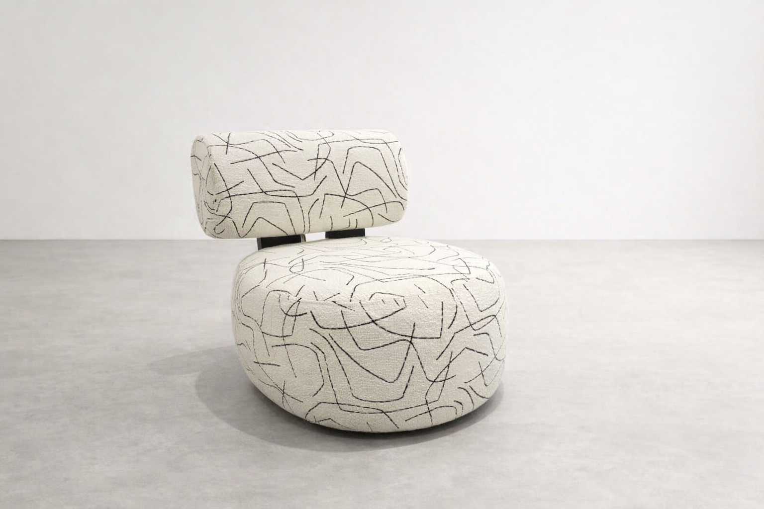 Abstract Pattern Lounge Chair