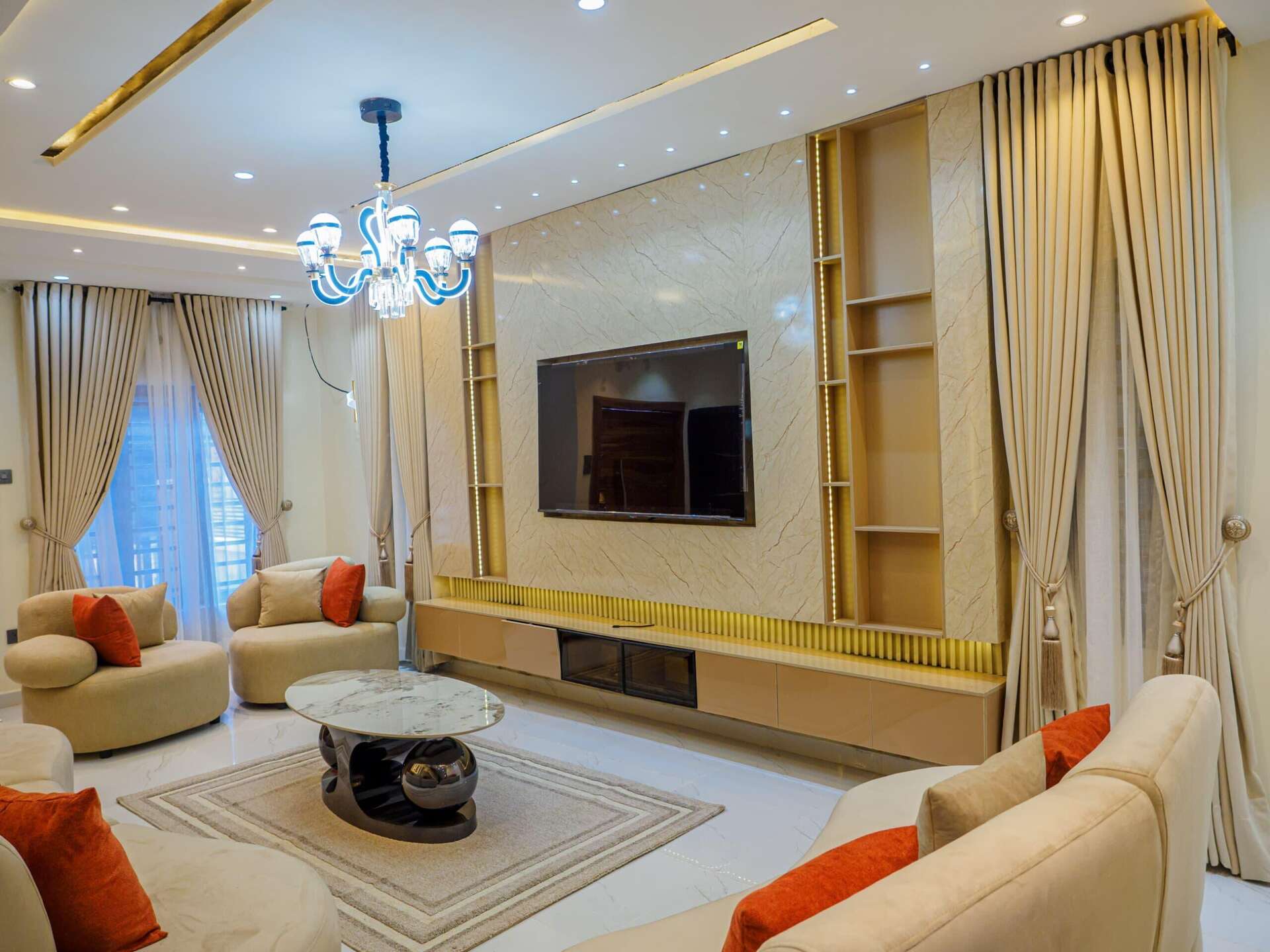 Abstract Pattern Sofa