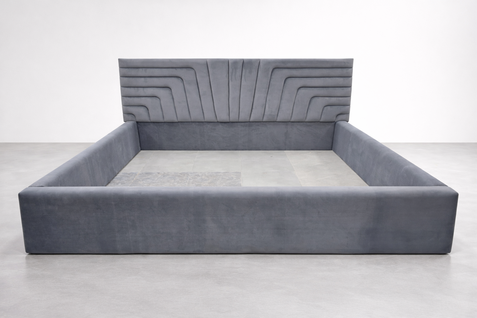 Luxury Panel Velvet Bed