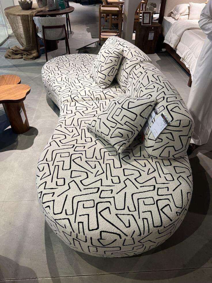 Sculptural Abstract Sofa